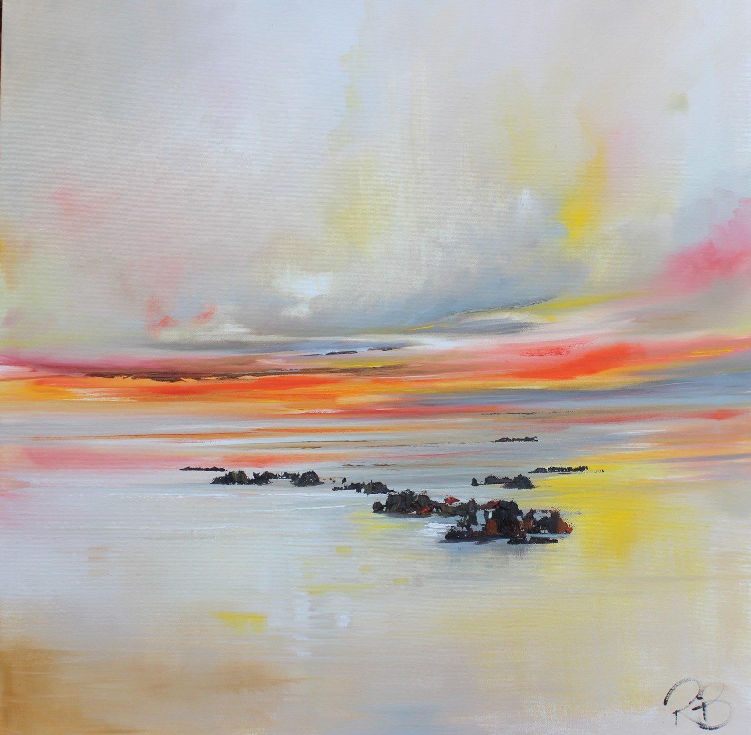 'Waiting on the Tide to turn' by artist Rosanne Barr